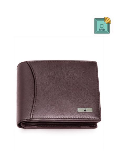 Wildhorn Men Leather Two Fold Non Detachable Flap 