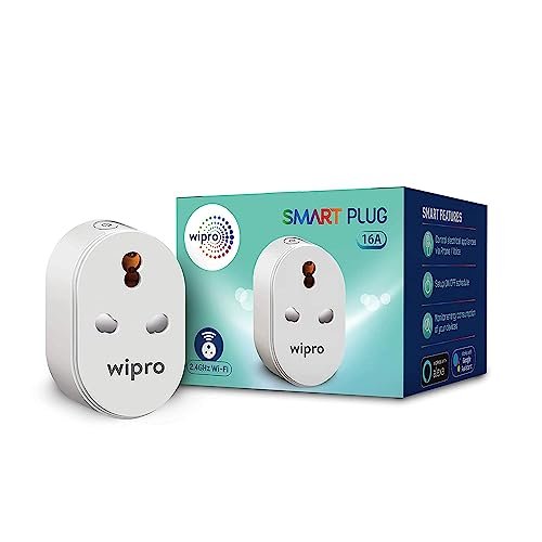 Wipro 16a Wi-fi Smart Plug With Energy Monitoring-
