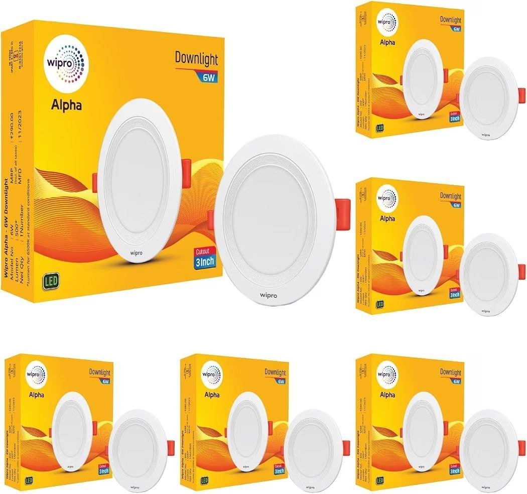 Wipro 6w Alpha Downlight 519