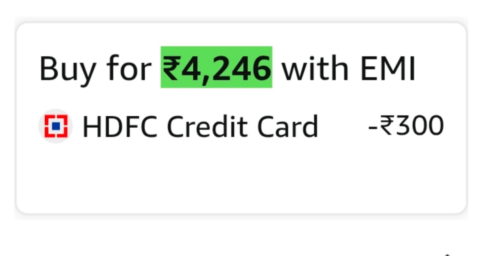With Hdfc Cc