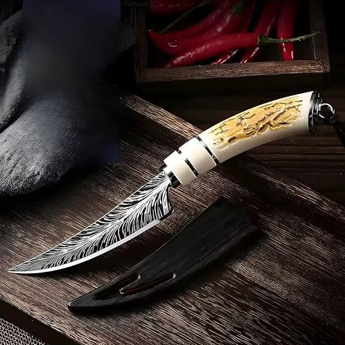 Wizbiz Premium Damascus Style Curved Utility Kitch