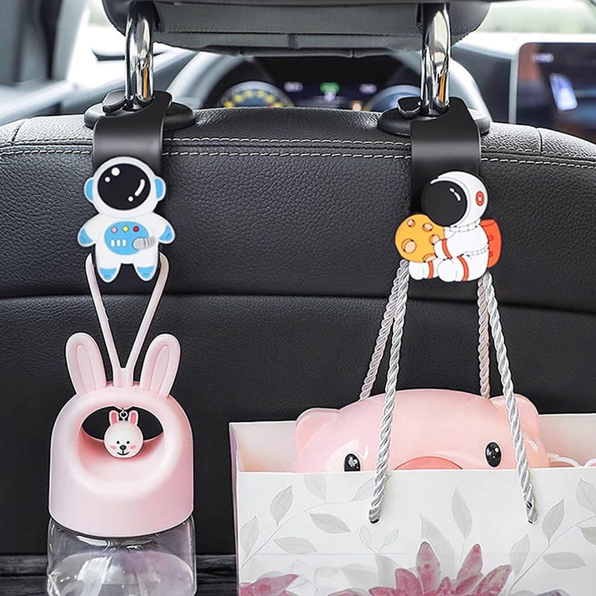 Wolpin Car Backseat Headrest Hooks (pack Of 2) 226