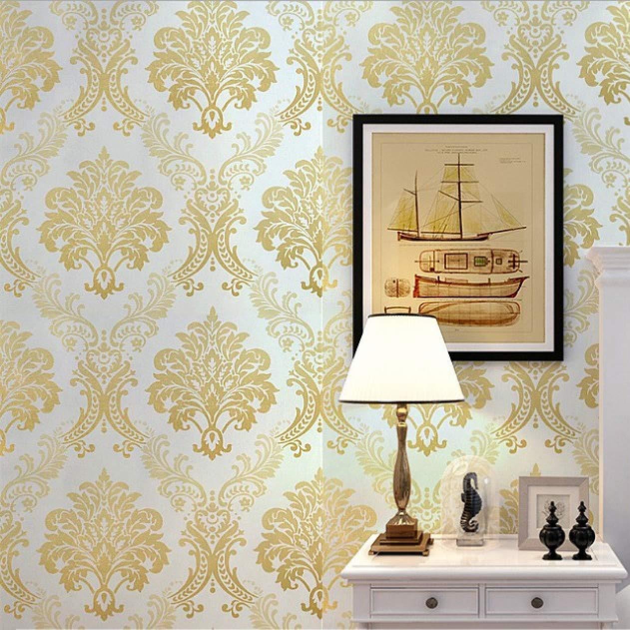 Wolpin Floral Damask Self Adhesive Wallpaper (45 X