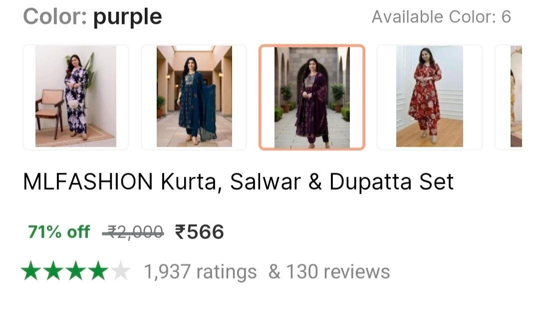 Women Kurta Set At 566