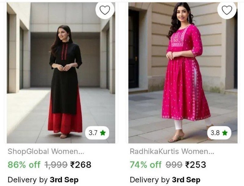 Women S Ethnic Set From 253