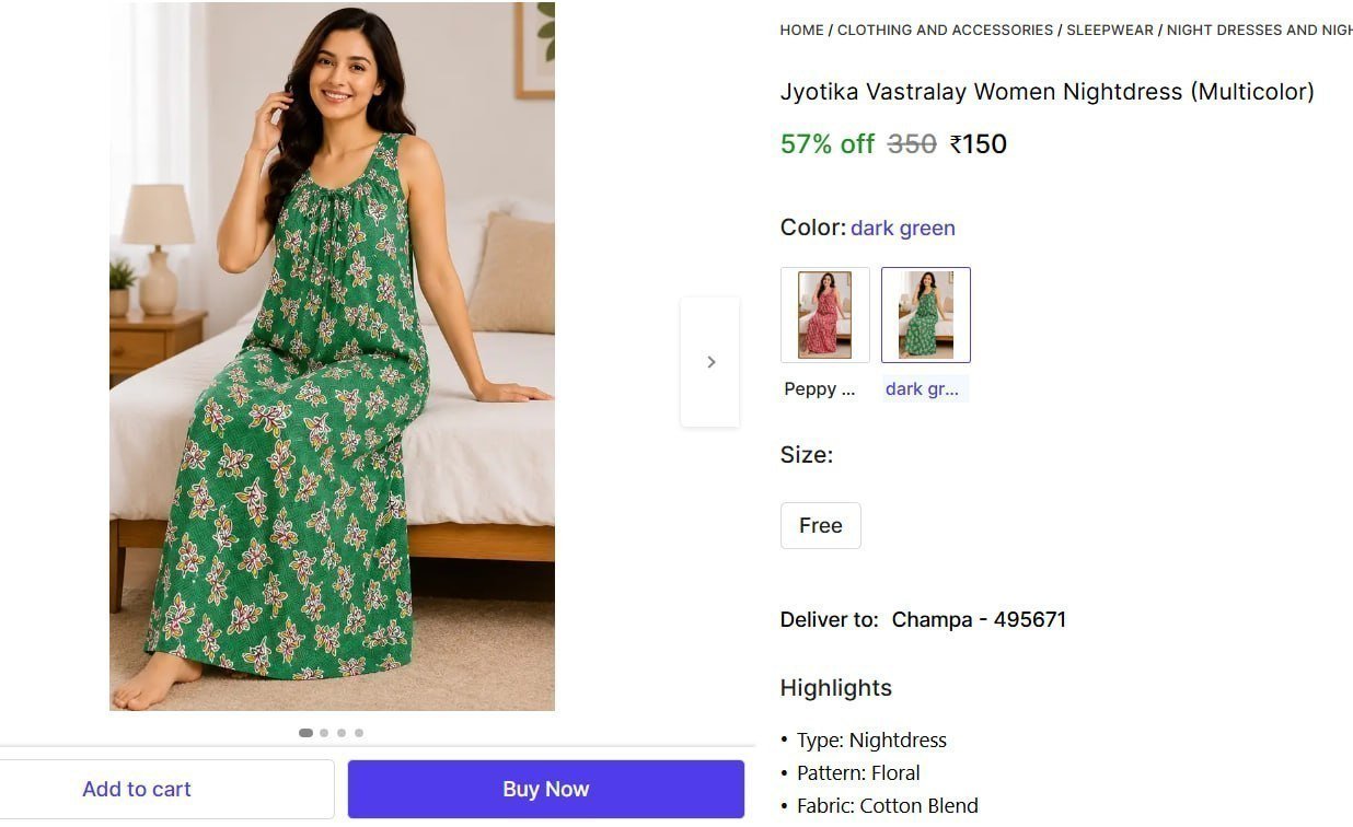 Women S Nightdress 150