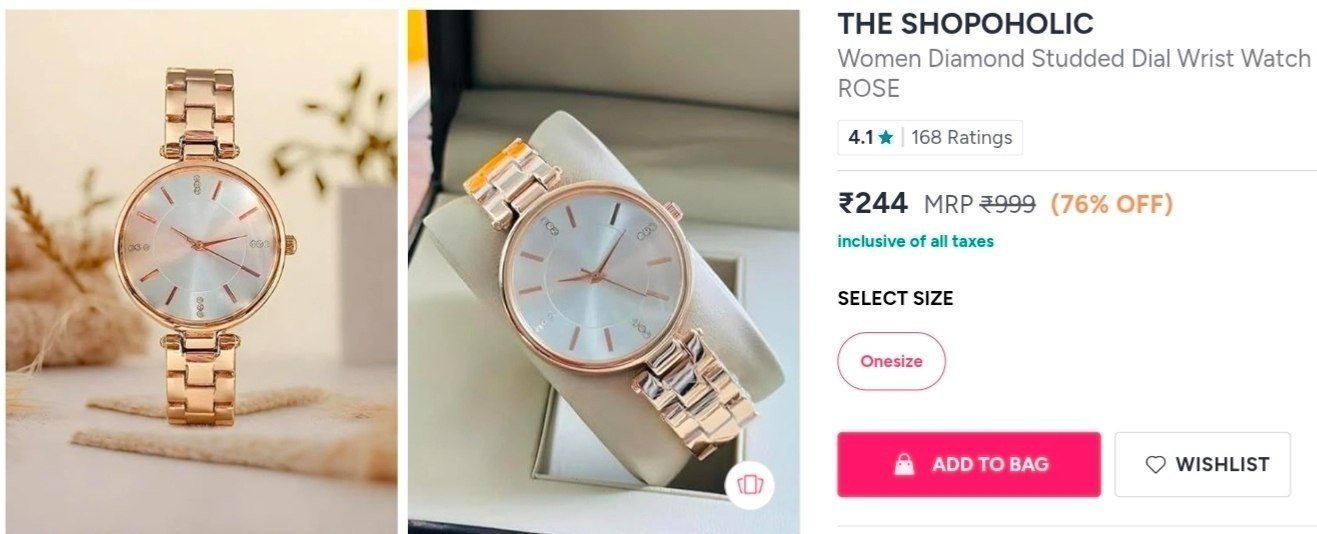 Women S Premium Watch At 244