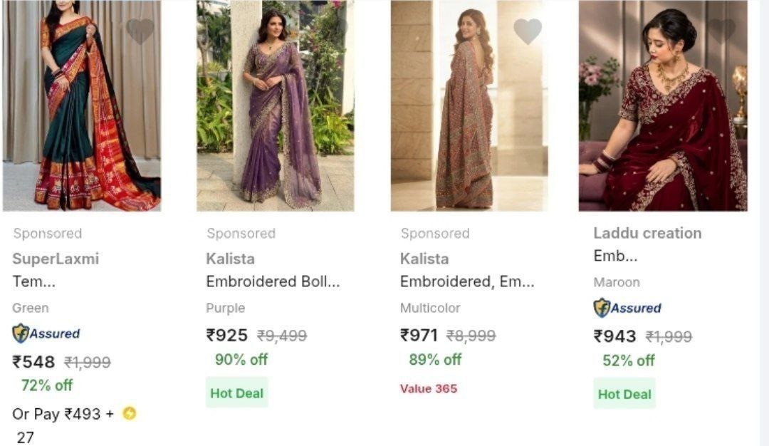 Women S Saaree Starts 548silk Sarees Kanjivar