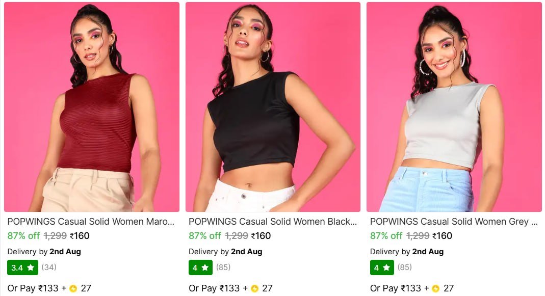 Women S Tops From 160