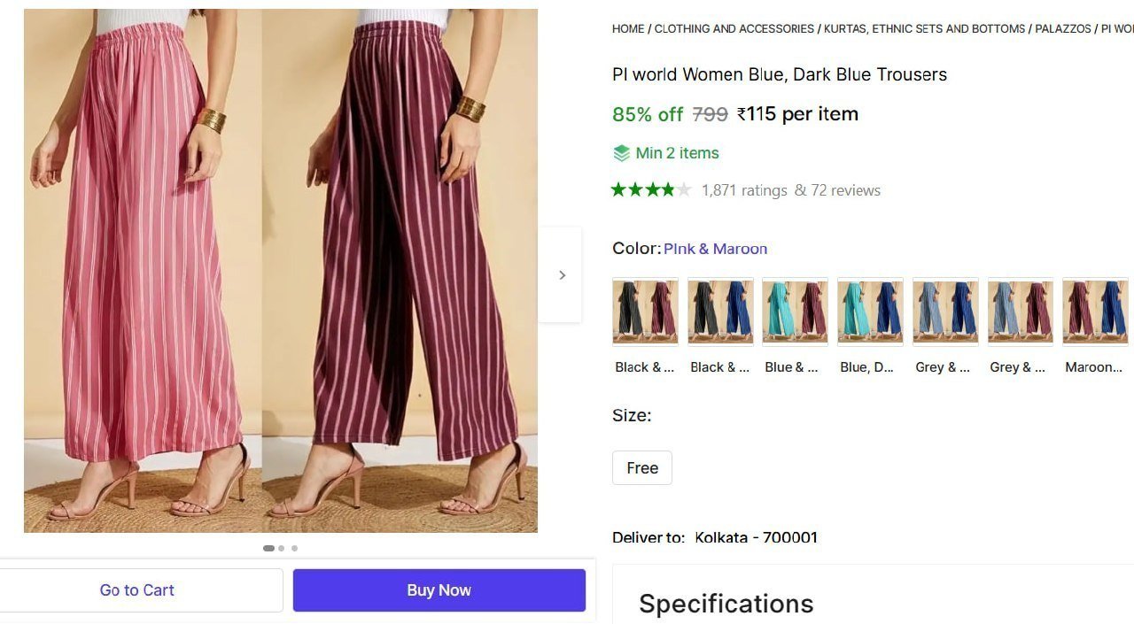 Women S Trousers 115 Min Buy - 2