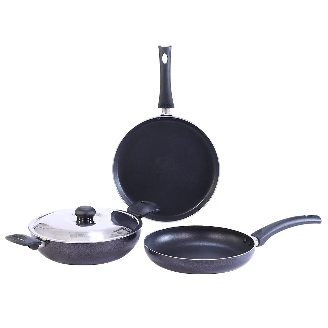 Wonderchef Platinum Plus Set Black Non-induction Base 3 1 999