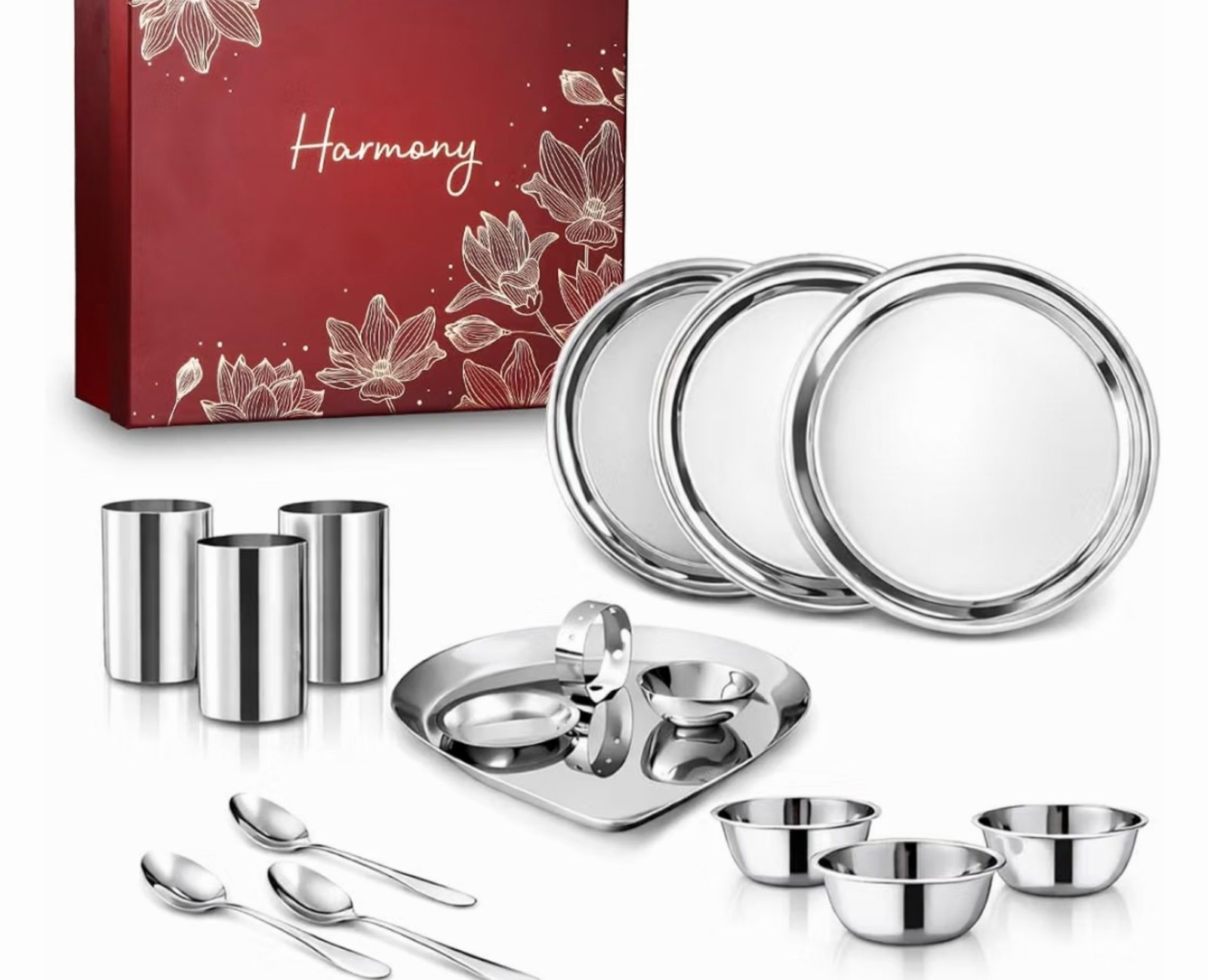Wonderchef Pooja Thali Dinner Set 29