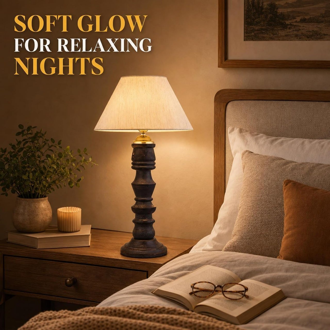Wooden Table Lamp 557