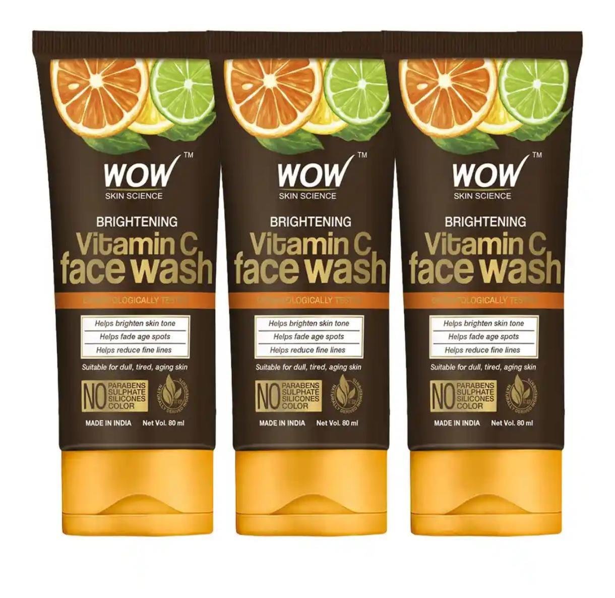 Wow Skin Science Set Of 3 Brightening Vitamin C Ni