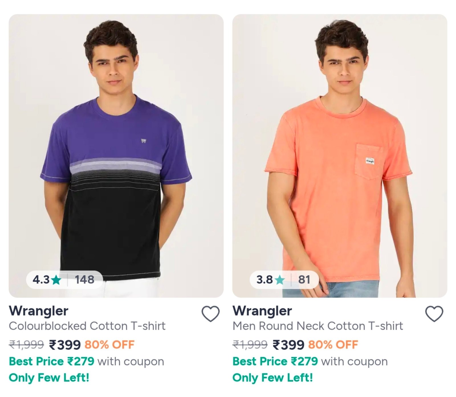 Wrangler Clothing Up To 80