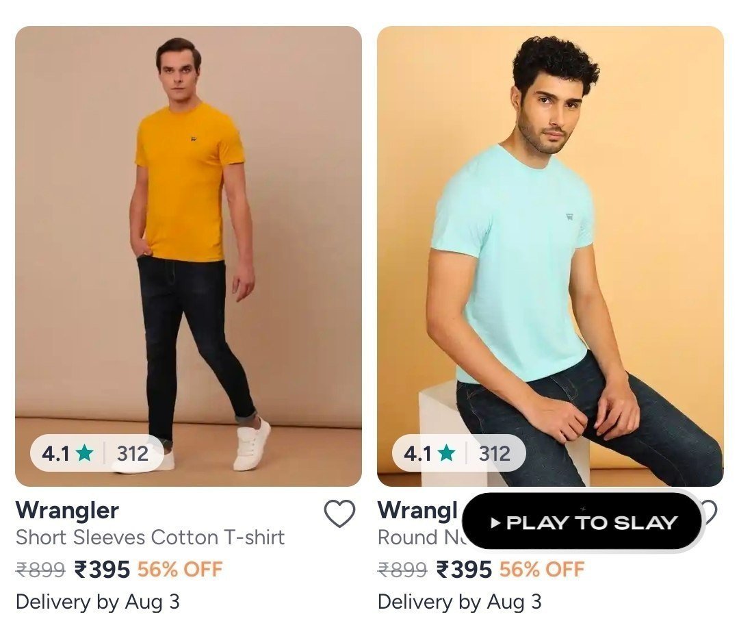 Wrangler Men S Clothing 78 Starting From Rs 3