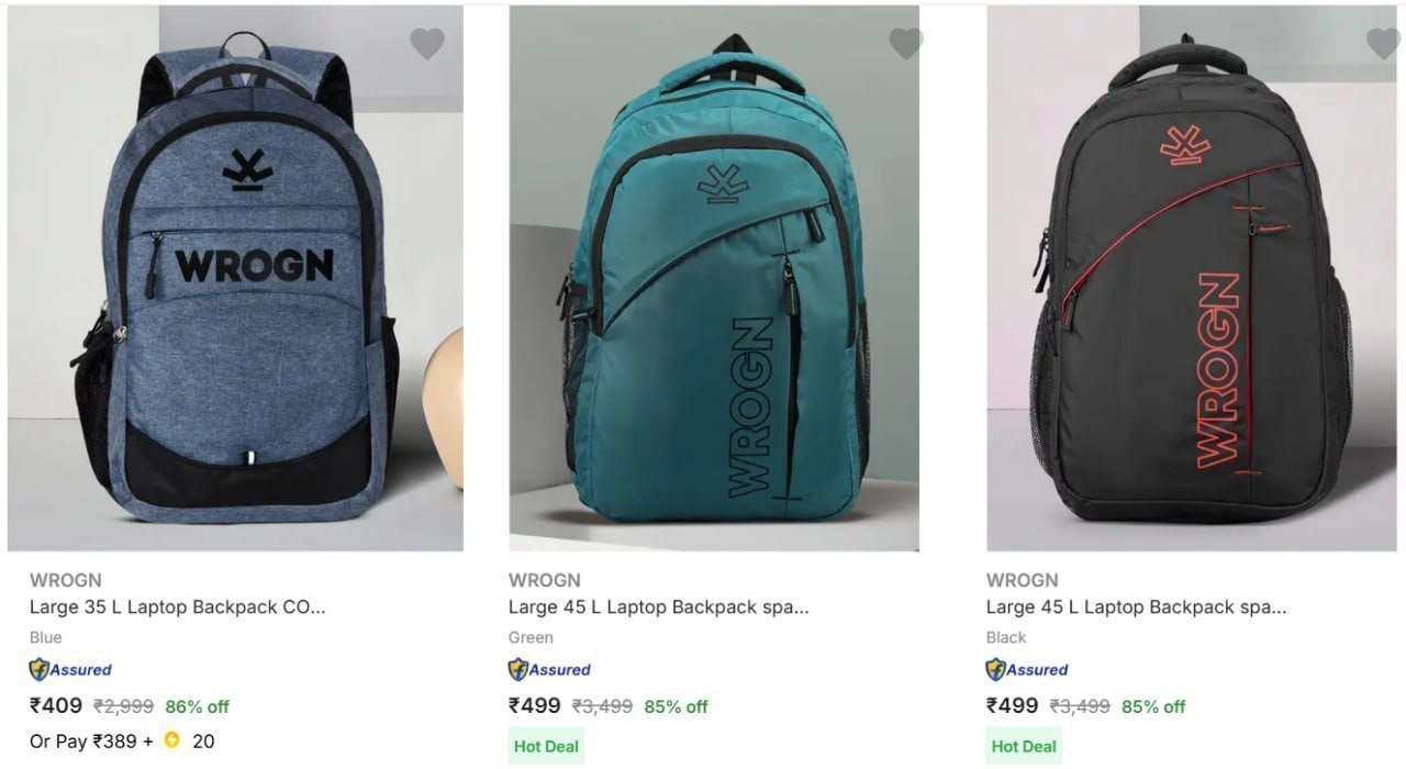 Wrogn Laptop Bags 86