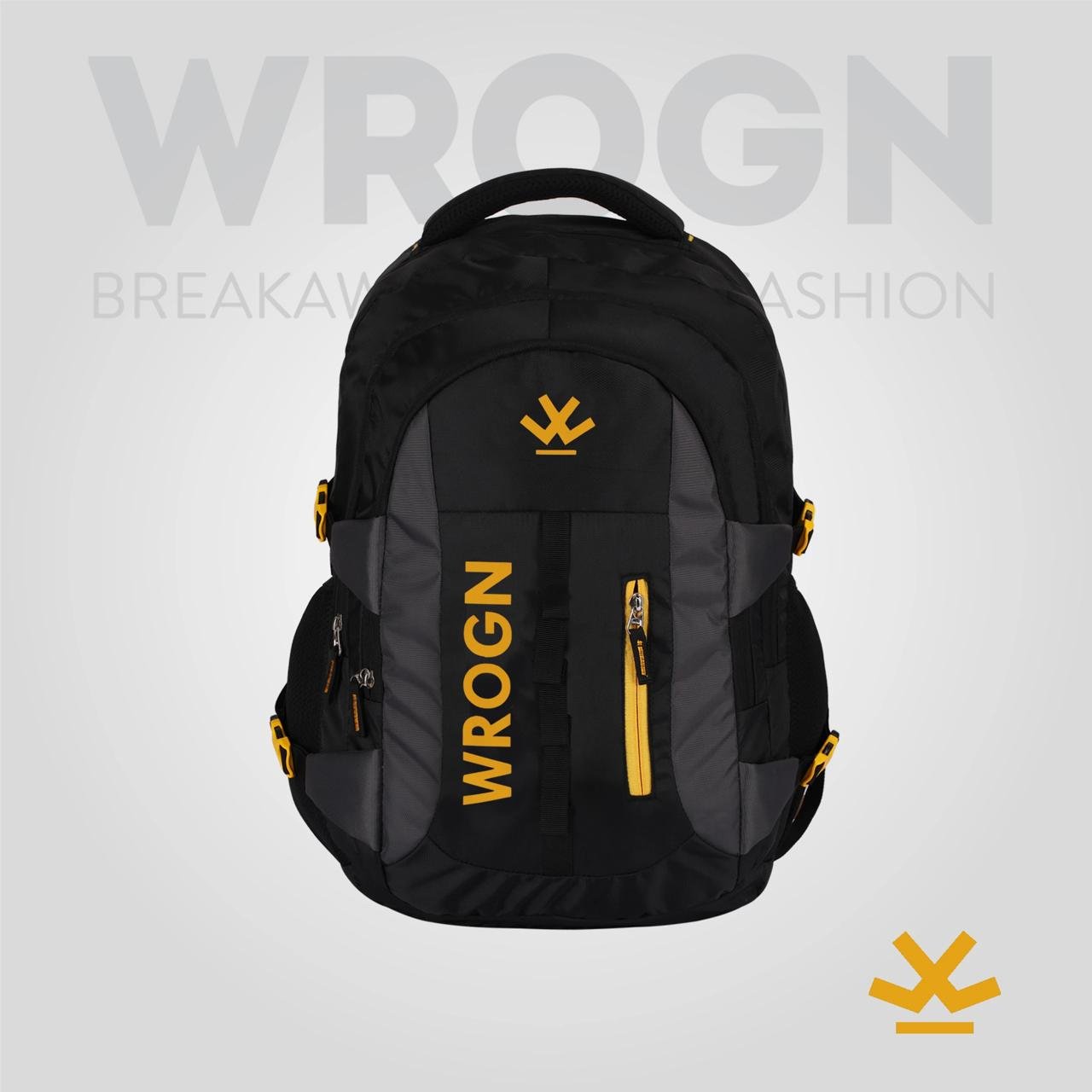 Wrogn Large L Laptop Backpack Compartments Unisex Backpack offer on Deals Heaven
