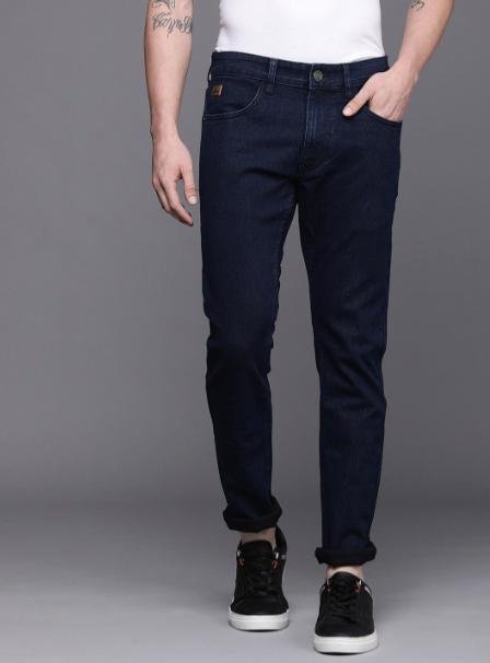 Wrogn Men Blue Slim Fit Stretchable Jeans 944