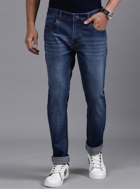 Wrogn Men Slim Fit Light Fade Comfort Stretchable 