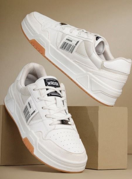 Wrogn Men Textured Pu Sneakers 1 889