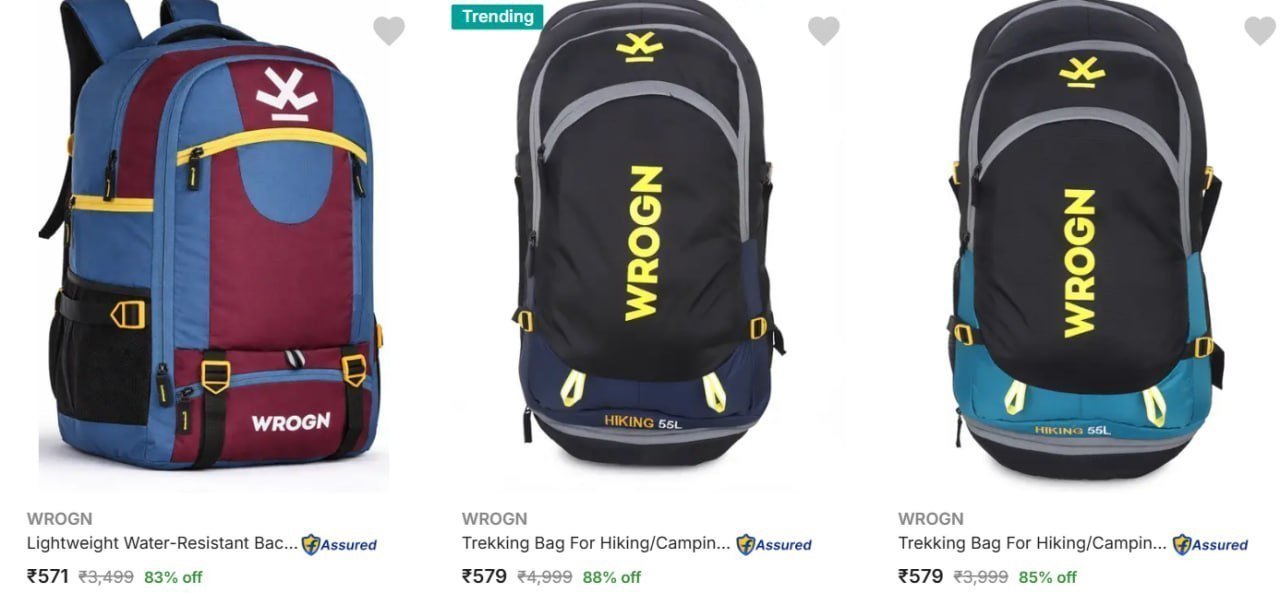 Wrogn Rucksacks Starts At 571