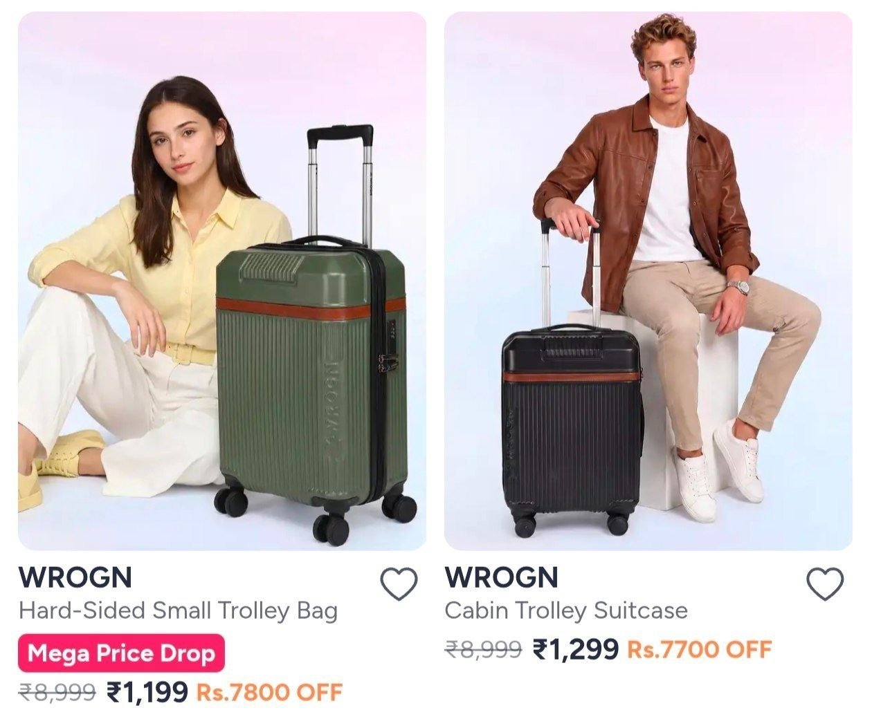 Wrogn Trolley Bags