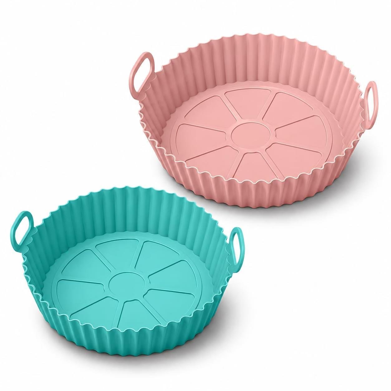 Xacton Air Fryer Silicone Liners 8 Inch Round