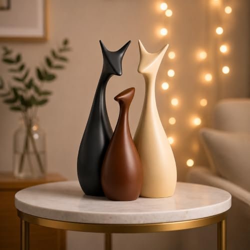 Xtore Home Decor Lucky Deer Family Matte Finish Ce