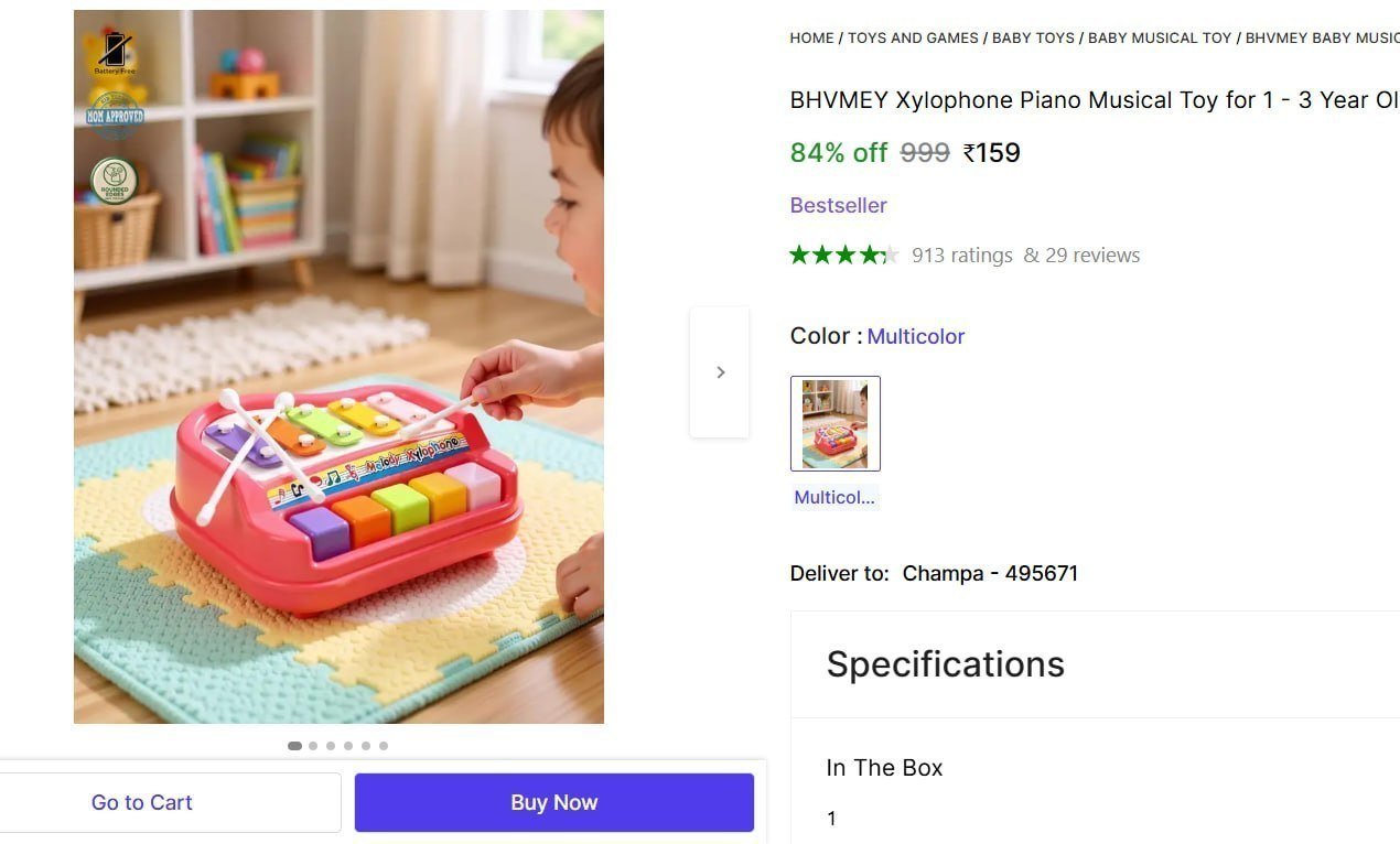 Xylophone Piano Musical Toy 159