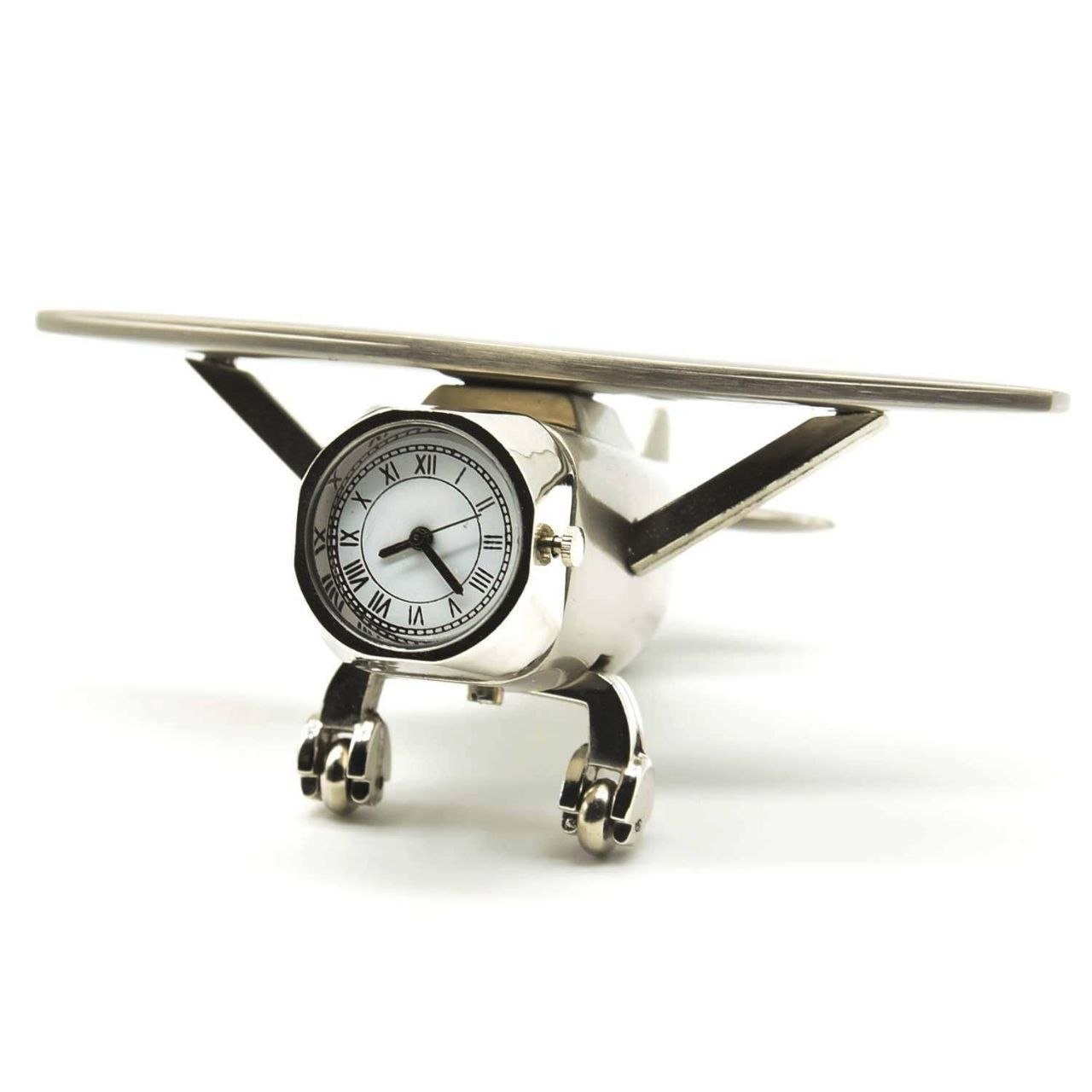 Zahepa Aeroplane Miniature Table Clock Paper 