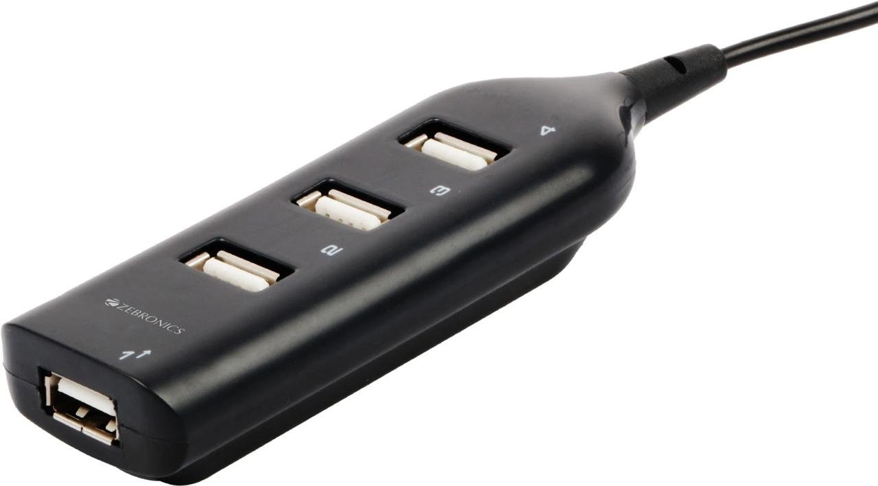 Zebronics 4 Port Zeb-90hb Usb Hub (black) 193