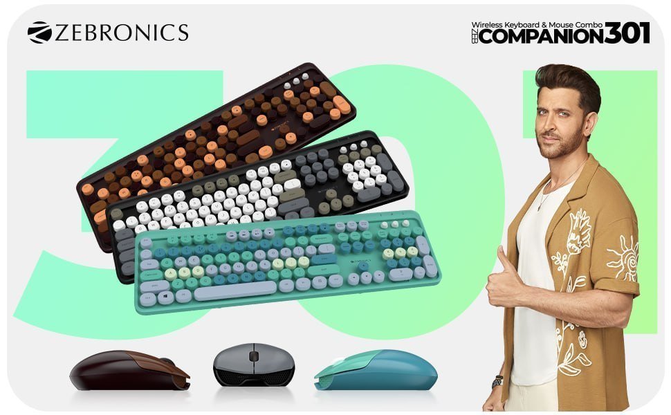 Zebronics Companion 2 4ghz Wireless Keyboard 