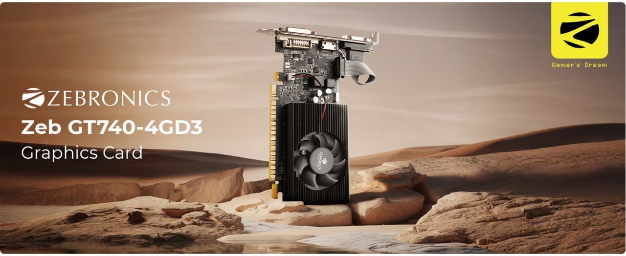 Zebronics Gt740-4gd3 Graphics Card 4185