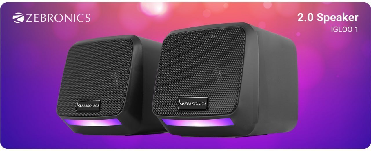 Zebronics Igloo 1 2 0 Usb Computer Speakers 499