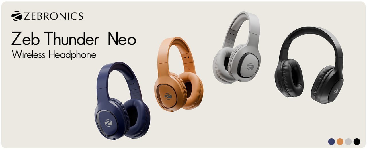 Zebronics Thunder Neo Wireless Headphone 599