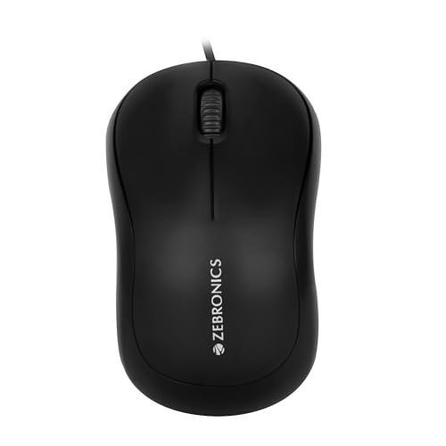 Zebronics Zeb-comfort Wired Usb Mouse 3-button 100