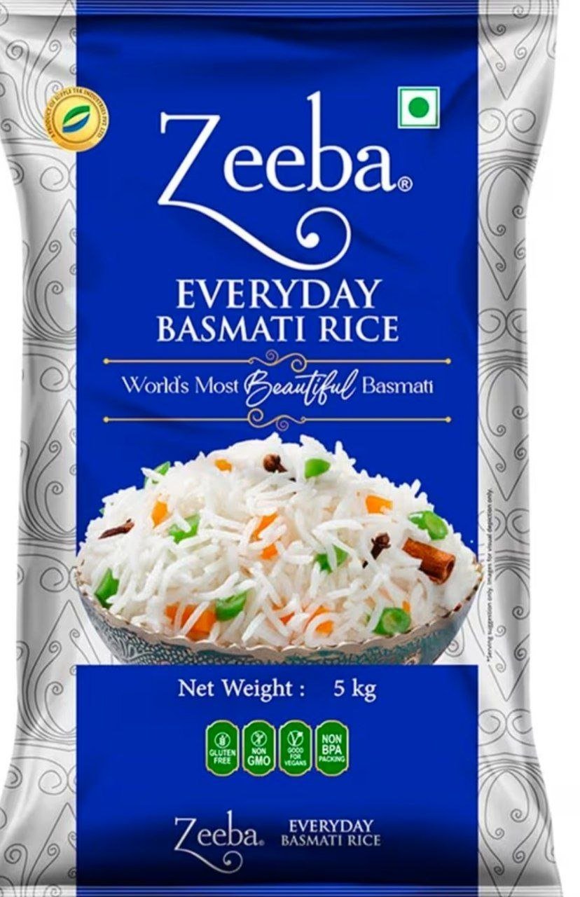 Zeeba Everyday Basmati Rice 5 Kg Perfect For 