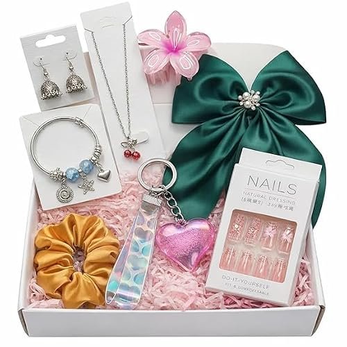 Zevarna 8-piece Womens Fashion Jewelry Hamper Hair