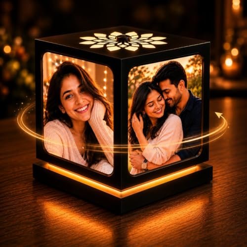 Zoci Voci Personalized Rotating Photo Lamp Wi