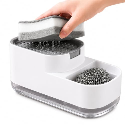 Zollyss 2-in-1 Kitchen Soap Dispenser With Sp