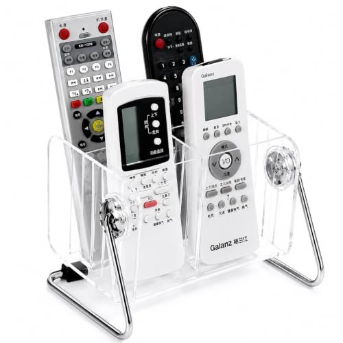 Zollyss Acrylic Remote Control Holder Stand 6 Slot