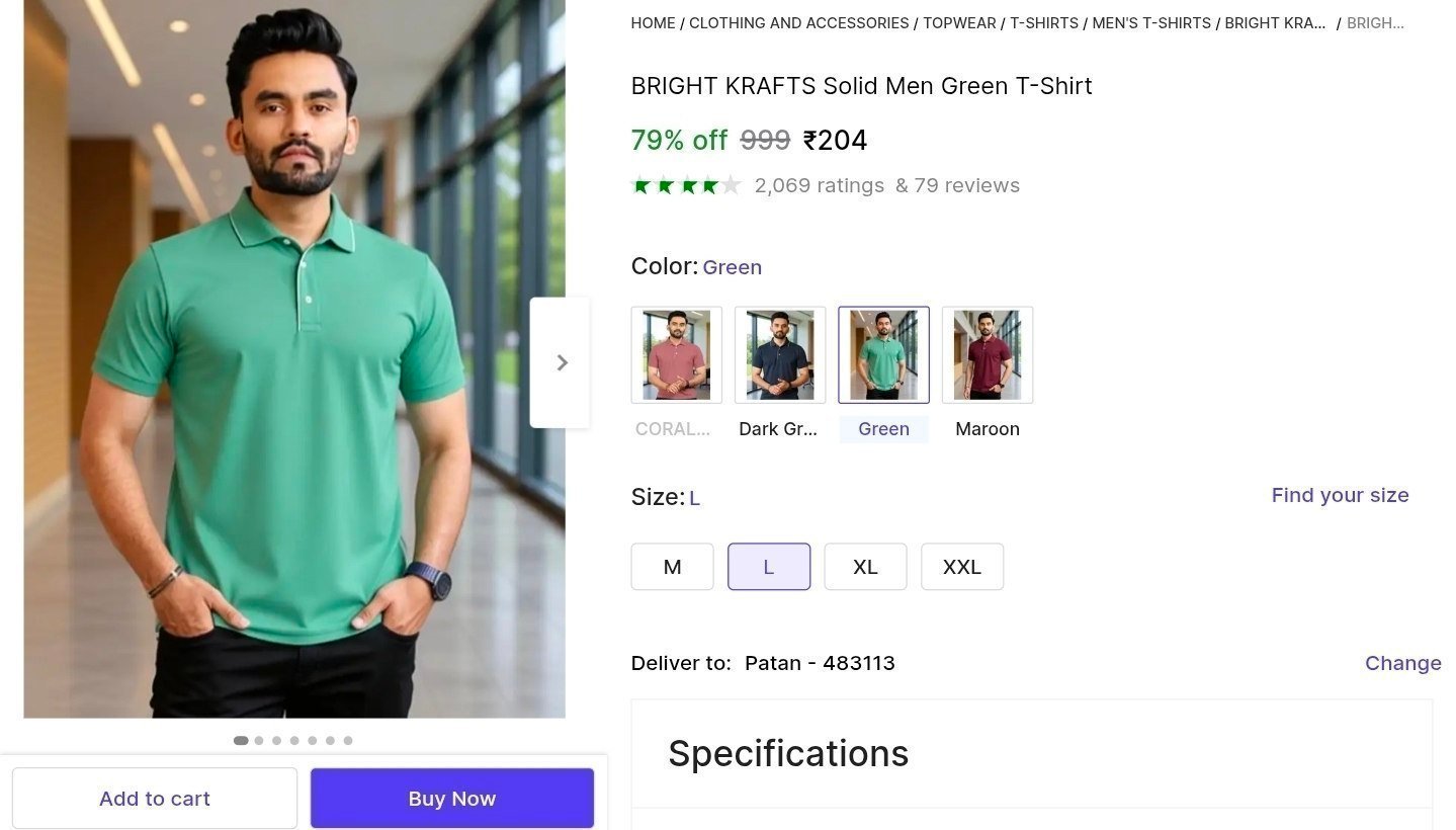 Men S Solid Polo T-shirt At 204 189