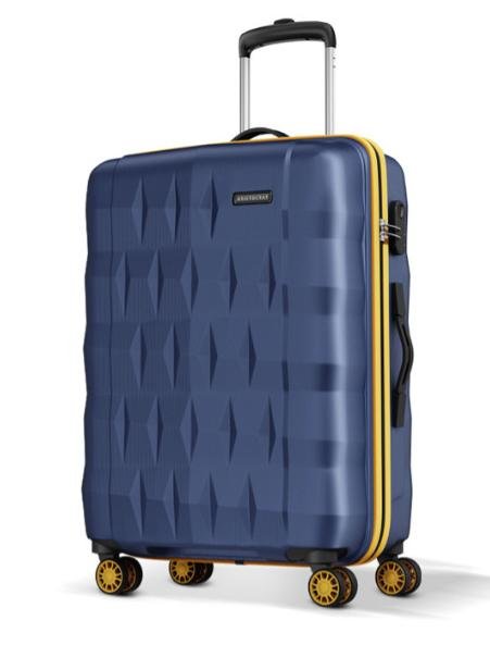 Aristocrat Comet Blue Medium Hard Luggage 66cm Che