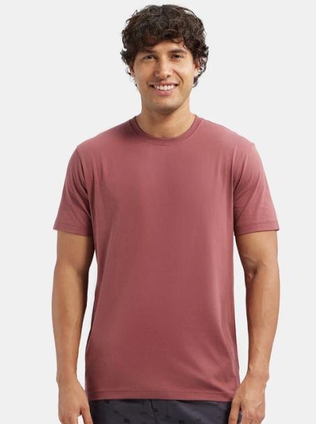 Jockey Super Combed Cotton Rich Round Neck Half Sl