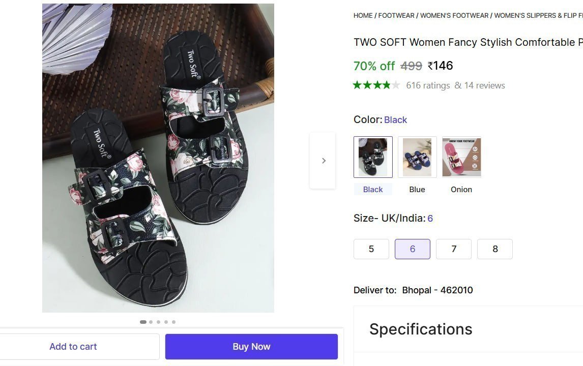 Women Fancy Printed Slipper 146