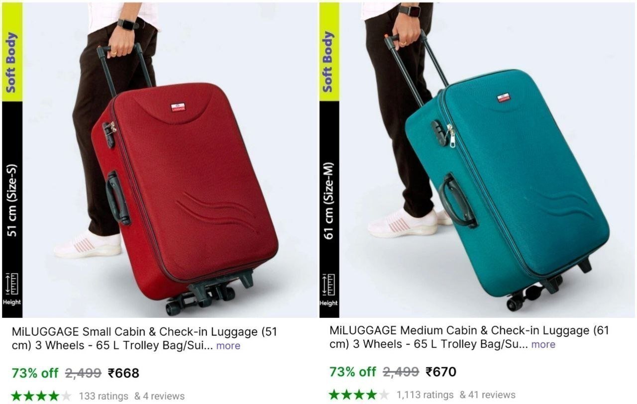 65l Check-in Luggage668 670