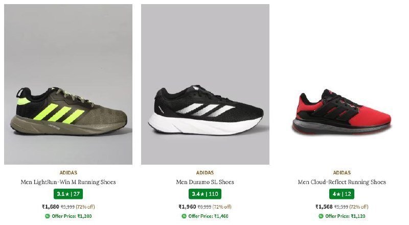 72 On Adidas Mens Shoes