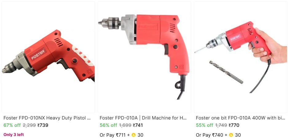 Power Hammer Drills From 739
