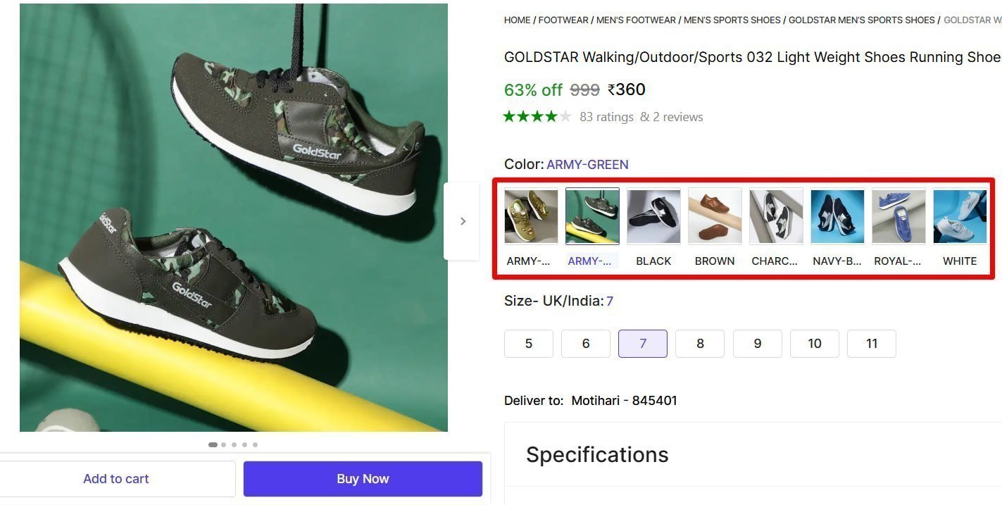 Goldstar Shoes For Men 360